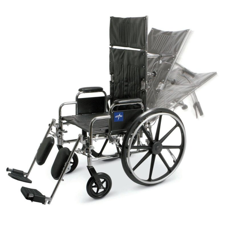  Medline Gray Elevating Leg Rest for Wheelchairs
