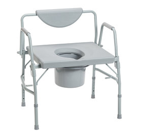 Drive Medical Drive Medical Deluxe Bariatric Drop-arm Commode