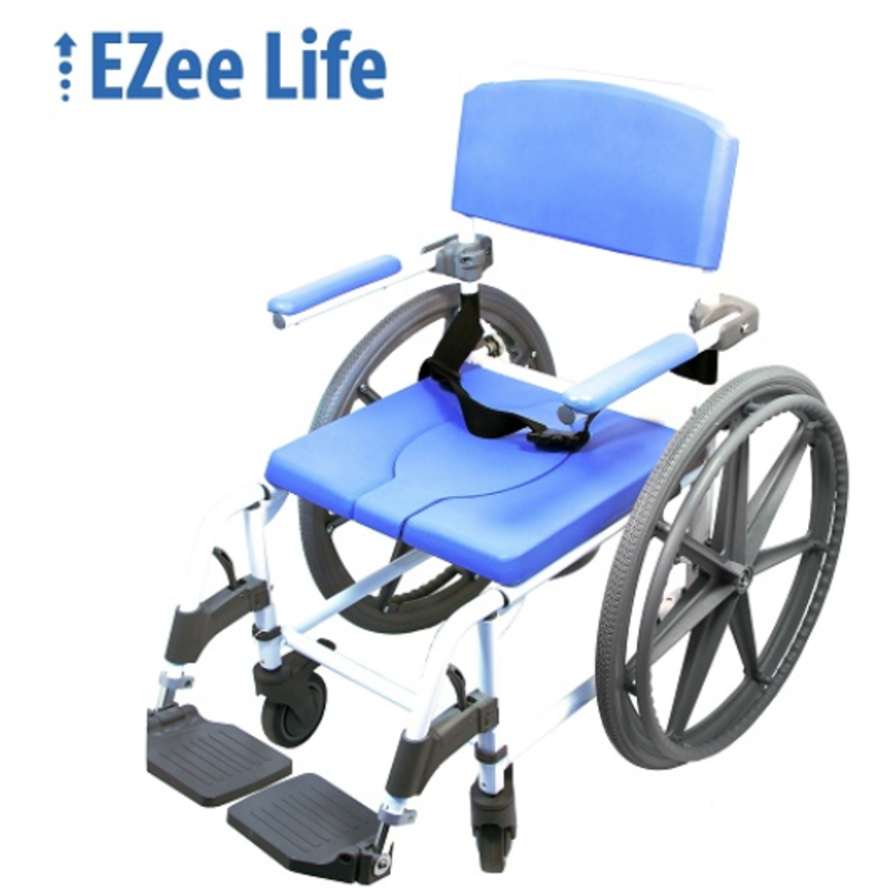 Ezee Life Shower Wheelchair / Commode 15" (Non-Tilt)
