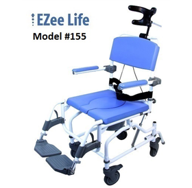 Ezee Life Shower Commode Chair 15" (Tilt)