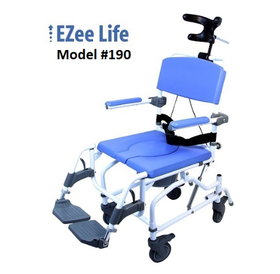 Ezee Life Shower Commode Chair 18" (Tilt)
