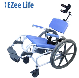 Ezee Life Tilt Commode Shower Wheelchair 18" (Tilt)