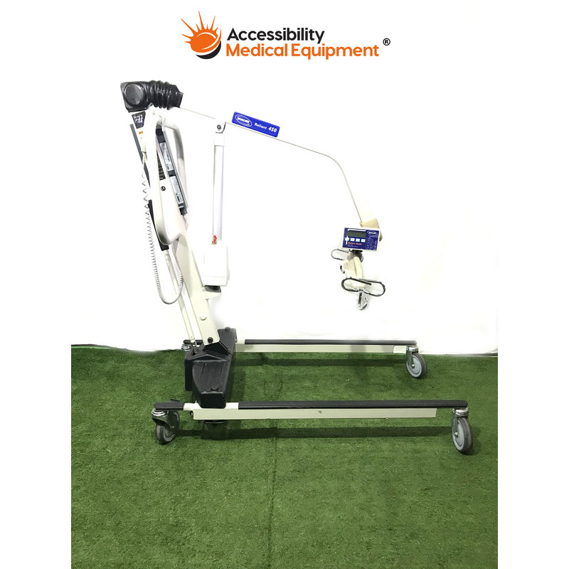 Refurbished Invacare Reliant 450 Electric Patient Lift with Working Batteries and Digital Patient Scale Refurbished Invacare Reliant 450 Electric Patient Lift with Working Batteries and Digital Patient Scale