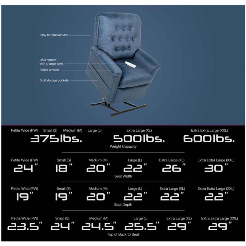 Pride LC-358 XXL Heavy Duty Lift Chair