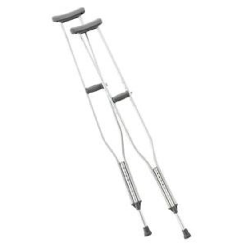 Push-Button Axillary Crutches