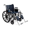 Medline Medline 22" Extra Wide Excel Wheelchair with Elevating Legrests