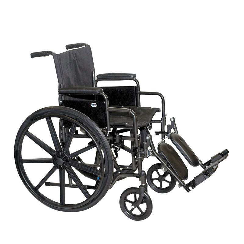 Refurbished Manual Wheelchair with Elevating Legrests, 18"