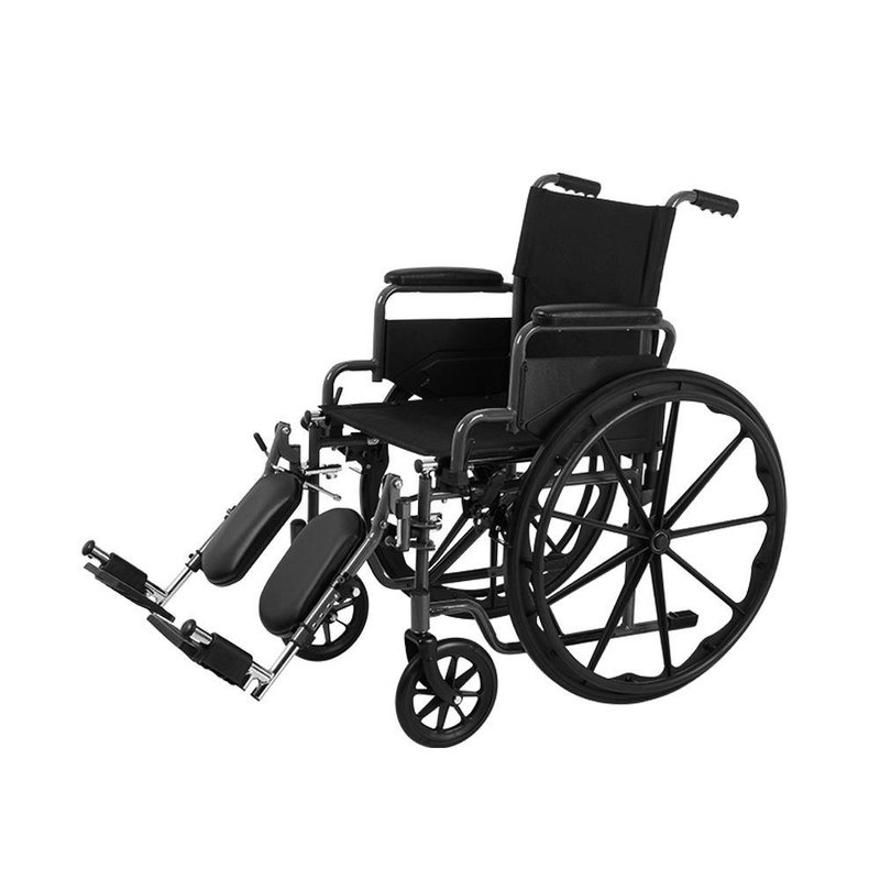 Rhythm Flow 18" K1 Wheelchair with Elevating Legrests and Desk Length Detachable Arms