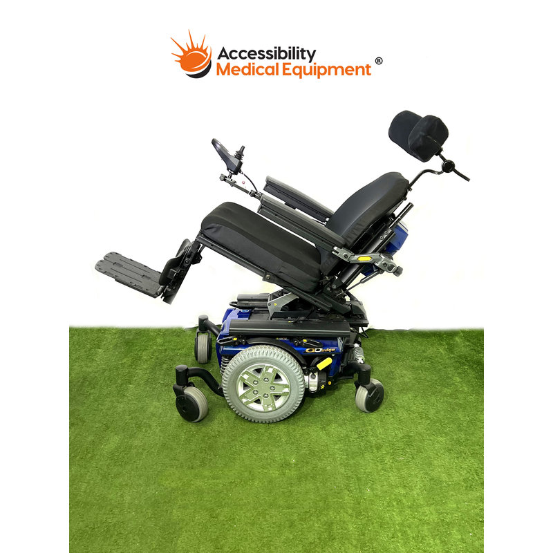 Refurbished Blue Quantum Edge 2.0 Power Chair - NEW BATTERIES (Tilt Function Equipped)
