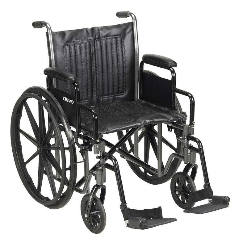 Refurbished Manual Wheelchair with Swing-Away Footrests, 18"