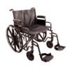 Refurbished Manual Wheelchair with Swing-Away Footrests, 24"