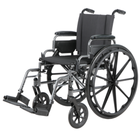 Costcare K1 18" Wheelchair with Swing-Away Footrests