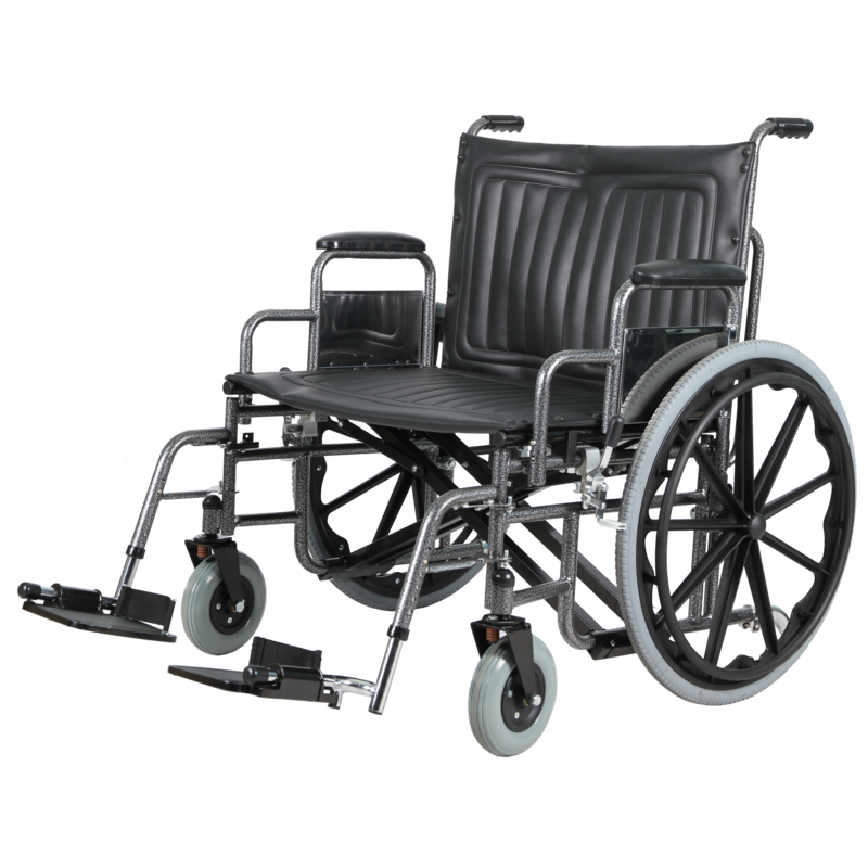 CostCare K7 30" Bariatric Wheelchair, with Swing Away Footrests