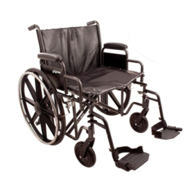 Refurbished Manual Wheelchair with Swing-Away Footrests, 22"