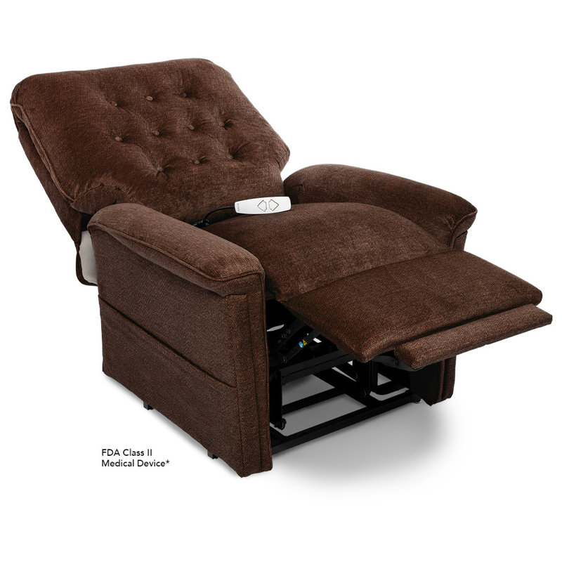 Pride Heritage Collection Bariatric Lift Chair, Model LC358XL, Walnut Fabric