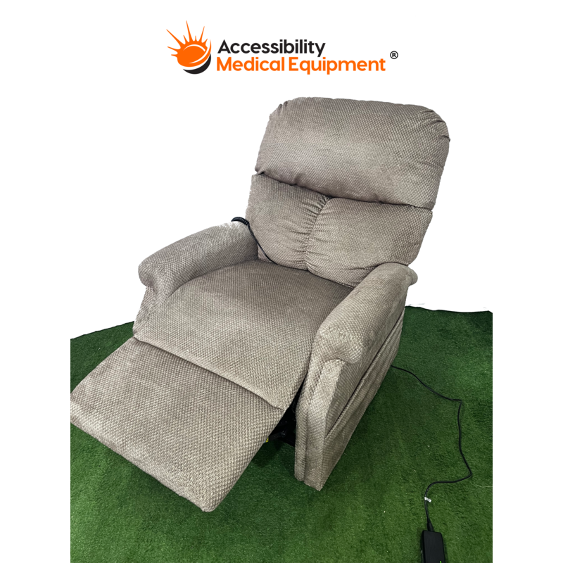 Refurbished LC-250 Pride Lift Chair Recliner, Stone Fabric
