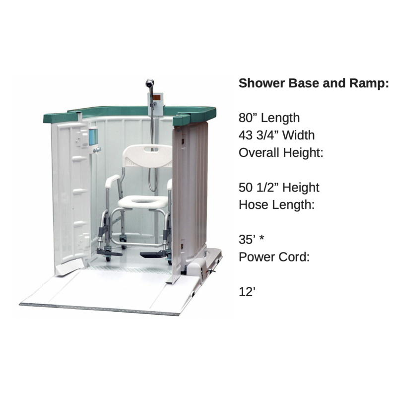 Shower Bay Portable Wheelchair Accessible Shower Accessibility