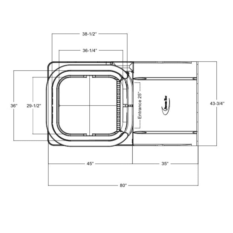 Shower Bay Shower Bay Portable Wheelchair Accessible Shower