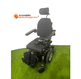 Refurbished Quantum Edge 2.0 Power Wheelchair with Tilt, Recline, Elevating Footrests, Working Batteries