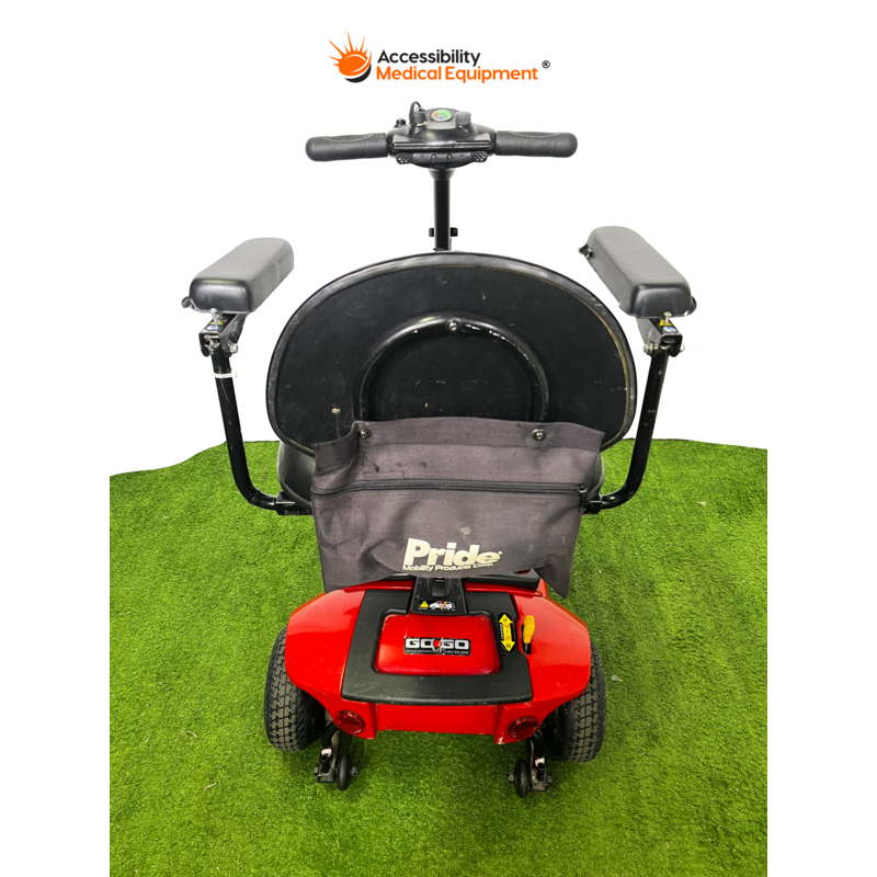 Refurbished Pride GoGo Ultra 3 Wheel Mobility Scooter, Batteries Included, Red Refurbished Pride GoGo Ultra 3 Wheel Mobility Scooter, Batteries Included, Red