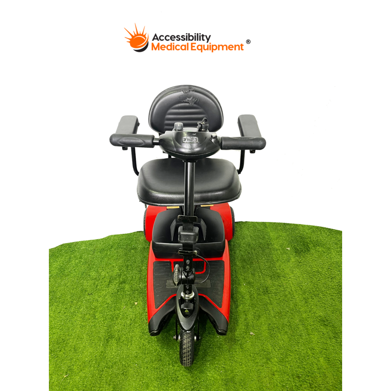 Refurbished Pride GoGo Ultra 3 Wheel Mobility Scooter, Batteries Included, Red Refurbished Pride GoGo Ultra 3 Wheel Mobility Scooter, Batteries Included, Red