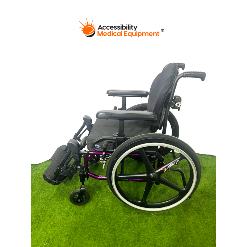 Refurbished Ki Mobility Catalyst 5VX Manual Wheelchair, Purple