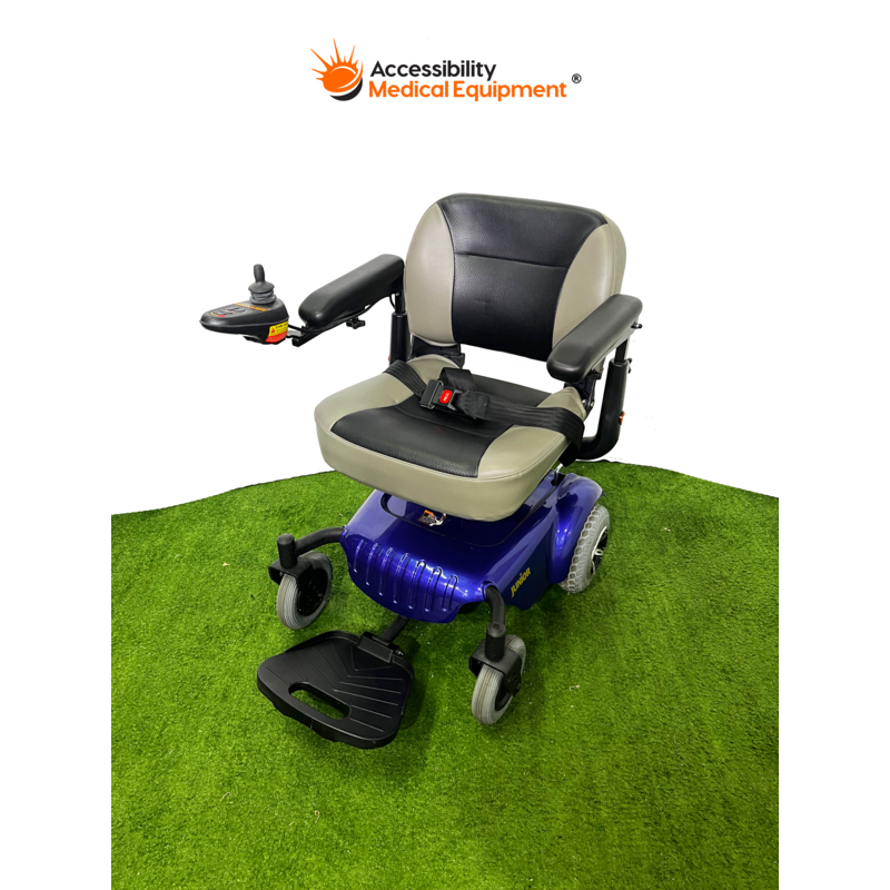 Refurbished Merits Junior Power Wheelchair with New Batteries, Blue