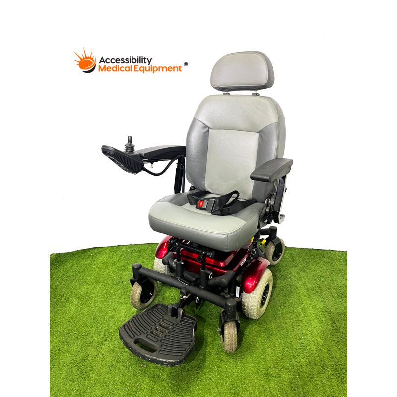 Refurbished Quickie S-11 Power Wheelchair with Working Batteries, Red