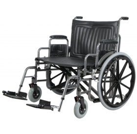 CostCare K7 28" Bariatric Wheelchair, with Swing Away Footrests