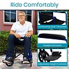 Vive Transport Wheelchair, Blue