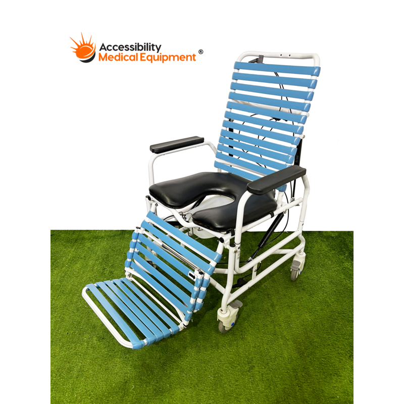 Refurbished Broda Revive Shower Commode Chair (CS385) with Tilt-in-Space and Recline