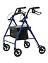 Royal - Aluminum 4 Wheel Rollator - Blueberry