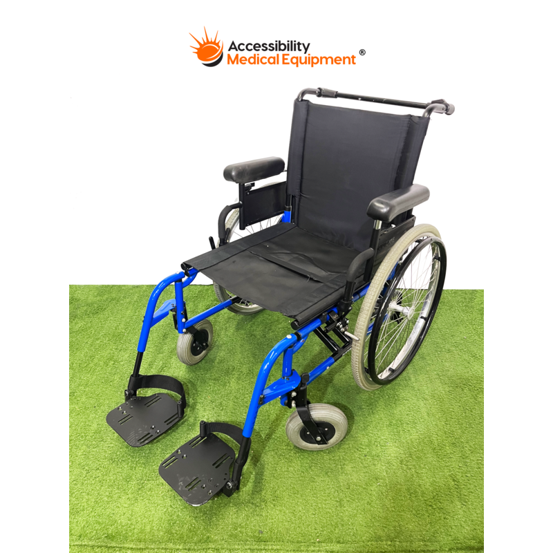 Refurbished Quickie 2 Manual Wheelchair, Blue