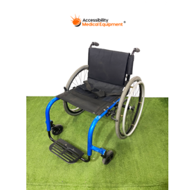 Refurbished TiLite Manual Wheelchair, 17" Seat Width, Blue