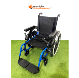 Refurbished Ki Mobility Catalyst 5VX Manual Wheelchair, Blue