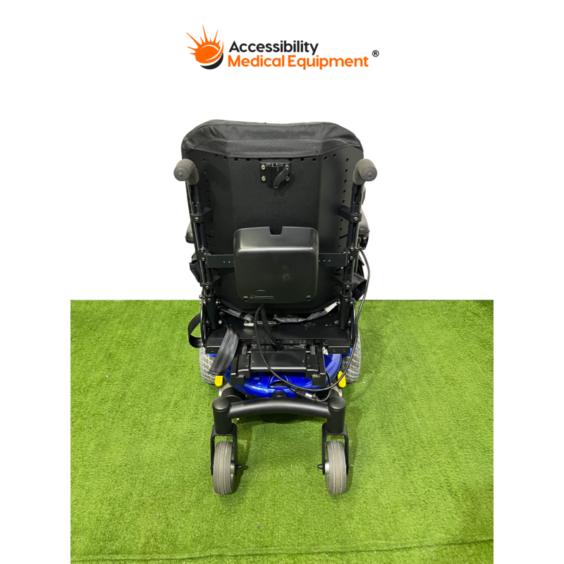 Refurbished Quantum J6 Power Wheelchair with New Batteries, Blue