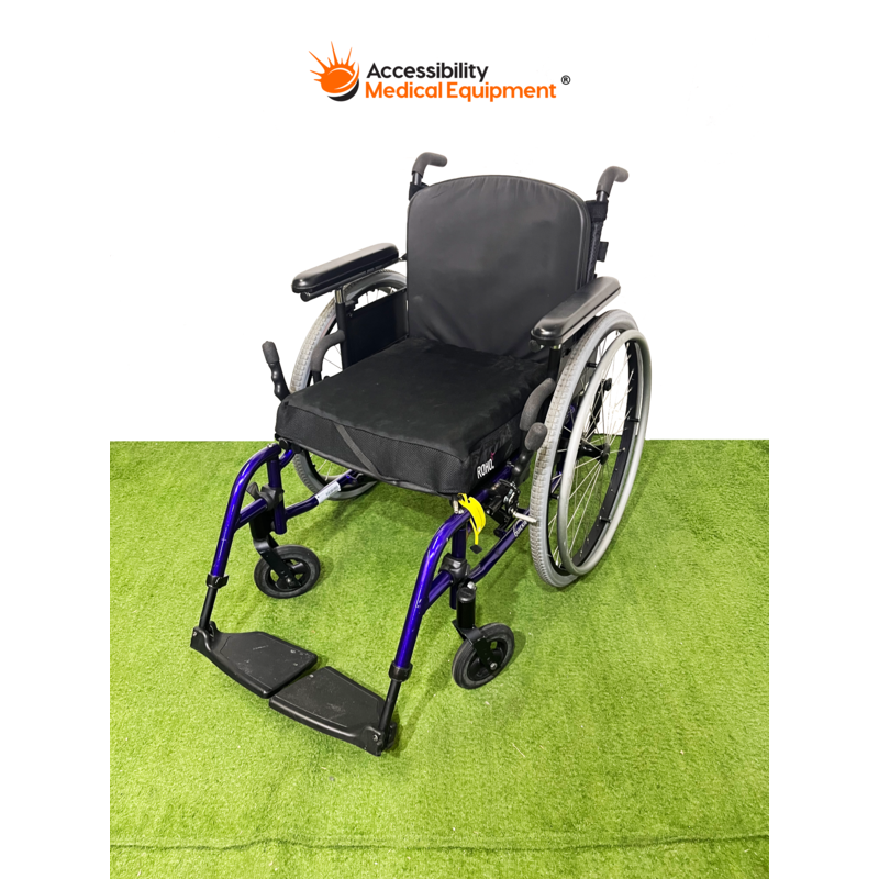 Refurbished Quickie QXi Manual Wheelchair, Purple