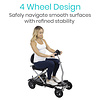 4 Wheels Mobility Scooter Folding Electric Scooters Home Travel