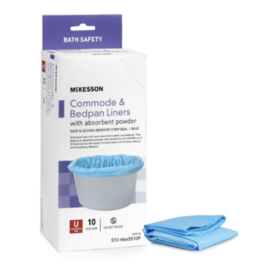 McKesson McKesson Commode Liners (10 Pack) [Available in Cases of 50 and 200 as well for savings]