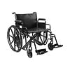 McKesson McKesson 24" Bariatric K7 Manual Wheelchair with Desk Length Arms, Swing-Away Footrests, 450 lbs. Weight Capacity