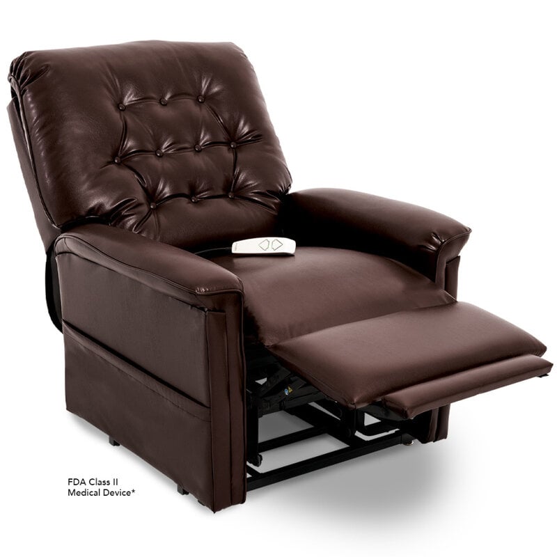 Pride Heritage Collection Bariatric Lift Chair, Model LC358XL, Sta-Kleen Chestnut Fabric