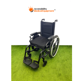 Refurbished Ki Mobility Catalyst 5VX Manual Wheelchair, Black, 16" Seat Width