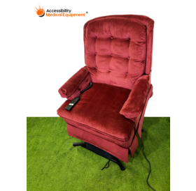 Refurbished Small Lift Chair, Red