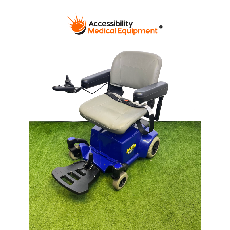 Refurbished Jazzy Select Traveller Portable Powerchair with New Batteries, Blue
