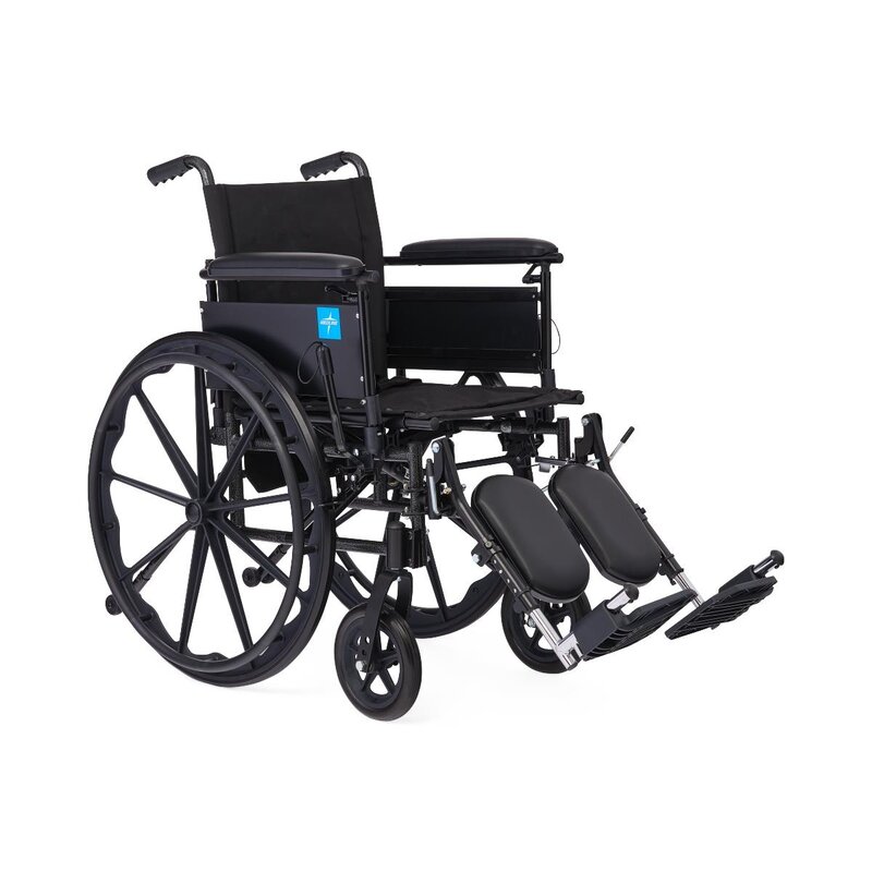 18" K4 Wheelchair with Elevating Legrests and Full Length Armrests (300 lbs. Weight Capacity)