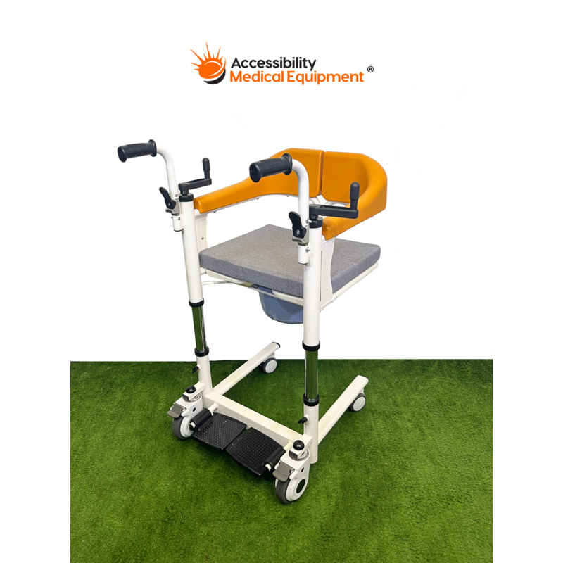 Refurbished Transfer Lift Commode Wheelchair