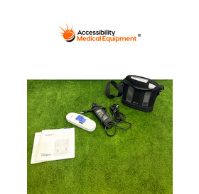 As Is Inogen One G3 Portable Oxygen Concentrator with 2 Batteries, Standard & Car Chargers
