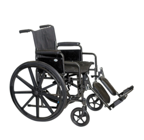 Refurbished Manual Wheelchair with Elevating Legrests, 20"
