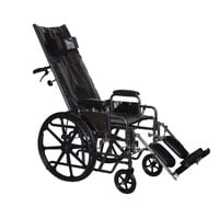 Refurbished Reclining Manual Wheelchair with Elevating Foot Rests 20"