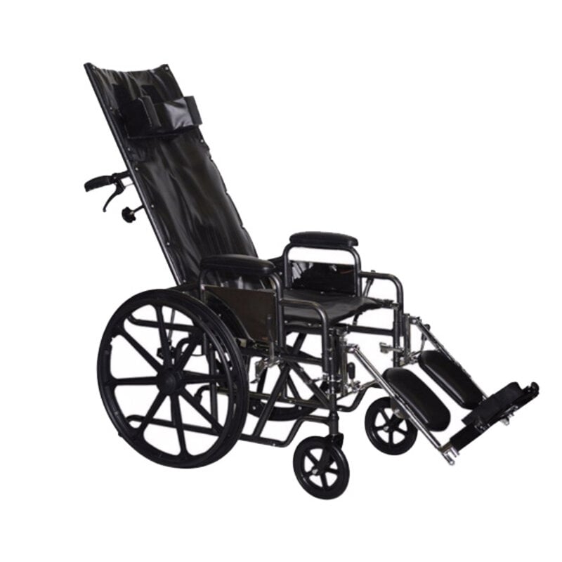 Refurbished Reclining Manual Wheelchair with Elevating Foot Rests 20"